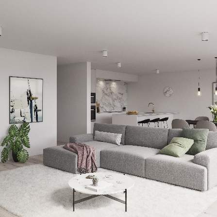 Interieur leefruimte appartement 5